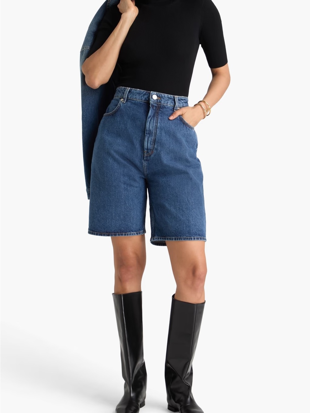 LOULOU Studios Isu Denim Short